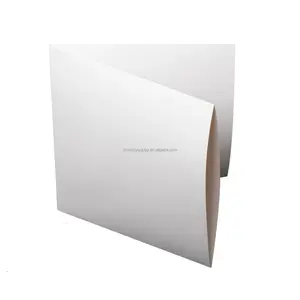 Sac de rangement en carton blanc de 12 pouces pour la couverture d'album de la veste pour Double 33 RPM manches en vinyle de disque LP