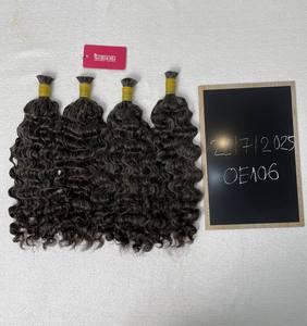 Extensiones de cabello natural a granel rizado birmano gris natural Extensiones de cabello humano vietnamita virgen crudo Cabello humano gris sin procesar - Product Image 1