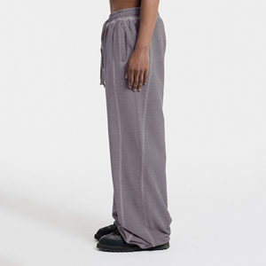 Pantalones Deportivos Casuales de Estilo Urbano para Hombre, Corte Holgado Americano, Felpa Francesa Ligera, Algodón Transpirable de Secado Rápido, Cierre con Cordón - Product Image 3