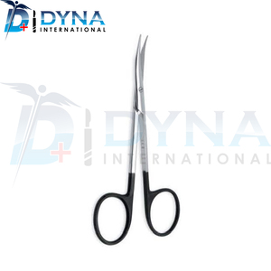 Stille-Tijeras de Tenotomy con patrón, 5 pulgadas, borde dentado, anillos más grandes, mango negro - Product Image 2