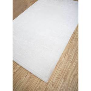 Alfombras Saga Ivory Tejidas a Mano de Viscosa, Lana y Seda con Diseño Floral para Decoración del Hogar, Sala de Estar, Comedor, Dormitorio, Cocina-HPV-7015 - Product Image 2