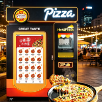 Sistema de Cocina Comercial de Ahorro Energético para Tiendas Minoristas Interiores y Lugares de Servicio Público, Máquina Expendedora de Pizza