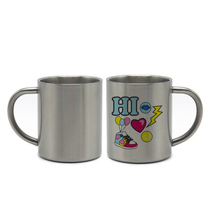Tasse personnalisée de 200ml 300ml 400ml à double paroi en acier inoxydable pour le camping Tasse en métal personnalisable pour usage quotidien - Product Image 5