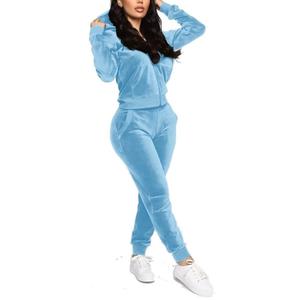 Conjunto Deportivo de 2 Piezas de Terciopelo con Capucha de Invierno Personalizado, Estilo Hip Hop, para Mujer, con Bordado, Traje Deportivo para Hombre 2026 - Product Image 2