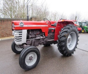 รถแทรกเตอร์ล้อยางคุณภาพสูง Massey Ferguson 185 กำลัง 60 แรงม้า สำหรับเครื่องยนต์ใช้งานในงานเกษตร ไถพรวน ทำไร่ ทำงานในไร่นา - Product Image 2