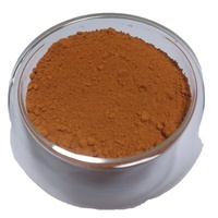 Fourniture d'usine bâtiment ciment peinture pour mur extérieur avec poudre de couleur orange oxyde de fer poudre de pigment orange