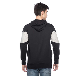 Sweat à capuche personnalisé pour homme grande taille, 100% coton, doublure polaire, coupe oversize avec épaules tombantes, broderie et motif lettres en relief - Product Image 3