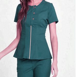 Uniformes de gommage médicaux pour femmes de haute qualité Tailles personnalisées Tissu uniforme de gommage d'allaitement médical multicolore pour dames de haute qualité - Product Image 2