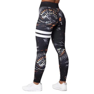 Dernière impression numérique Sublimation Fitness Yoga Leggings pour les femmes de haute qualité Gym Sport Workout Leggings - Product Image 4