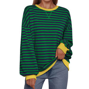 Sweat-shirt surdimensionné personnalisé pour femmes, automne-hiver, col rond, manches longues, sweat-shirts 100% coton molletonné, streetwear Y2K - Product Image 2