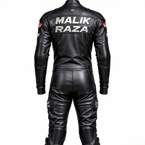Traje de moto compatible con airbag pedido personalizado al por mayor-cuero de vaca de primera calidad precio bajo económico para pedido de club a granel - Product Image 4