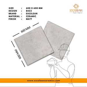 Carreaux de sol en céramique modernes 600*600mm du fabricant antidérapants et isolants thermiques pour salon, chambre à coucher, hôtel - Product Image 2