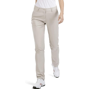Pantalones elásticos de secado rápido de cintura alta para trabajo de viaje para mujer Pantalones de golf para mujer con pantalón de cintura con cordón - Product Image 1