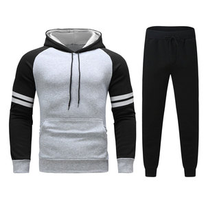 Chándal para correr para hombre, chándal de alta calidad con logotipo personalizado OEM, conjunto informal, chándal deportivo de tela de algodón, pantalones de chándal, chándales - Product Image 1