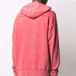 สินค้ามาใหม่ ขายดี เสื้อฮู้ดดี้ผู้ชายสำหรับฤดูหนาว ล้างสีแบบแอซิดวอช ดีไซน์สั่งทำได้ ขายส่ง - Product Image 4