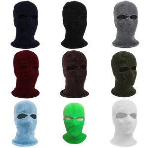 Cagoule de camouflage pour le cyclisme en extérieur – Cache-cou intégral style Dobby en polyester/coton, imprimé multicolore - Product Image 3