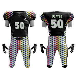 Uniforme de Fútbol Americano Listo para Jugar, Impresión por Sublimación para Jugadores, con Construcción Duradera y Fácil Cuidado - Product Image 1