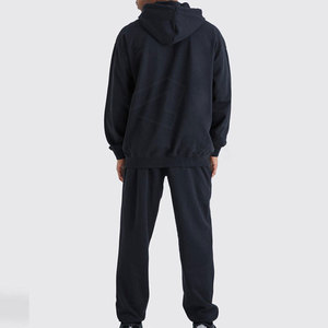 100% Cotton Oversized <b>Tracksuit</b> Acid Wash Winter Track Suit Men's Breathable <b>Tracksuit</b> High Quality Custom Logo <b>Tracksuit</b> - Product Image 5
