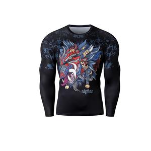 Custom Impreso Rash Guard Sublimación Impreso Rashguard Mma Rushguard Bjj OEM Mma Rash Guards - Product Image 3