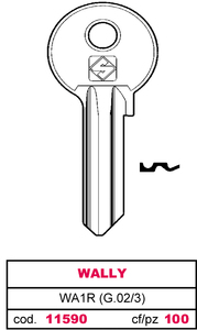 Llave de Cobre Wa1r (g.Vac 3) Wally - Product Image 1
