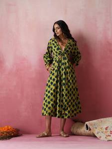 Robe d'été en coton imprimé pour femme - Product Image 5