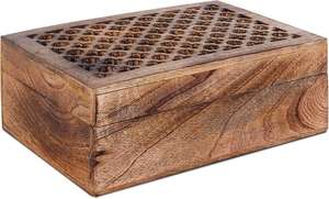 Caja de Almacenamiento de Joyas de Madera Duradera, Opciones Personalizables, Diseñada para Organizar Objetos de Forma Ordenada y Garantizar un Fácil Acceso - Product Image 2