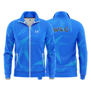 Veste de sport unisexe personnalisée avec logo imprimé, écologique, coupe-vent, respirante, fermeture éclair intégrale, coupe ample, pour le printemps - Product Image 3
