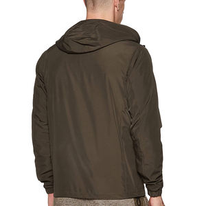 Chaqueta Bomber de Manga Larga para Hombre con Logotipo Personalizado, Estilo Casual, Cierre de Cremallera, Cortavientos, Algodón, Tallas Grandes, Cálida y Resistente al Viento - Product Image 1