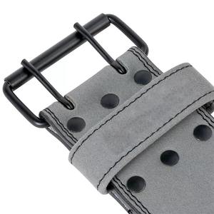 เข็มขัดหนังยกน้ำหนักแบบ deadlift สำหรับออกกำลังกายเข็มขัดรัดหลังฝึกกำลังใหม่เข็มขัดหนังออกแบบได้ตามต้องการ - Product Image 6