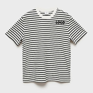 Nouveau T-shirt de mode d'été pour hommes Tissu tricoté en polyester/coton avec sérigraphie Style coloré - Product Image 3