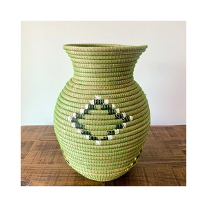 แจกันหญ้าทะเลคุณภาพสูงสำหรับตกแต่งโต๊ะแจกันสไตล์โบโฮสำหรับตกแต่งโต๊ะแจกันดอกไม้ตกแต่งโต๊ะทำโดยอเมซอนจากเวียดนาม - Product Image 1