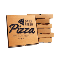 Scatola per pizza in cartone ondulato di alta qualità da 6-18 pollici personalizzata con carta per uso alimentare scatola per pizza in cartone ondulato UV