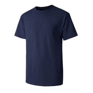 Camiseta de algodón de alta calidad para hombre para verano Camiseta informal con cuello redondo con patrón Tops clásicos básicos Tela de punto lavada - Product Image 5