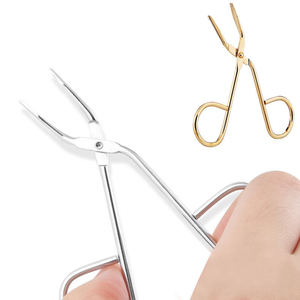 Pince à épiler les sourcils en gros Pince à sourcils courbée délicate avancée Pince à sourcils outils de maquillage et de beauté - Product Image 2