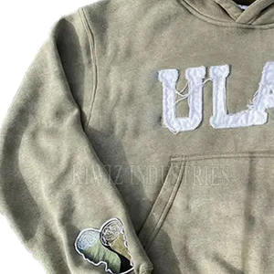 Made in Best <b>Material</b> <b>Embroidery</b> Hoodies Long Sleeves Street Wear Fashionable Men <b>Embroidery</b> Hoodies - Product Image 4