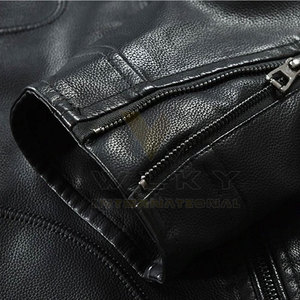 เสื้อแจ็คเก็ตหนังแฟชั่นสำหรับผู้ชาย,เสื้อแจ็คเก็ตหนังแฟชั่นสไตล์ปากีสถานแบบสั่งตัด - Product Image 5