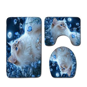 Custom Printed Bath <b>Mat</b> <b>Bathroom</b> Rug <b>Set</b> for <b>Bathroom</b> Non-Slip Shower Curtain Bath <b>Mat</b> - Product Image 5