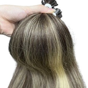 Wholesale 100% Vietnamese Remy Hair Extensions <b>Piano</b> Flat Tip Custom Colors Virgin Hair Single Donor Machine Double Weft Hair - Product Image 1