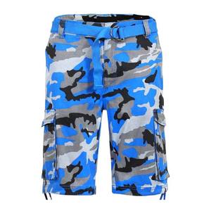 กางเกงขาสั้นคาร์โก้สำหรับผู้ชายกางเกงขาสั้นคาร์โก้พร้อมสายรัดเอวแบบปรับได้ดีไซน์มีกระเป๋าและผ้าทนทานน้ำหนักเบา - Product Image 5