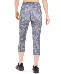 Leggings de yoga confortables à la cheville avec pantalon à motif solide non transparent de qualité en tissu respirant en vente - Product Image 5