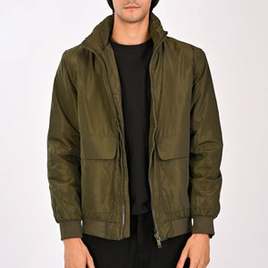 High Selling Trendy Outfit Look Men <b>Polyester</b> <b>Hoodie</b> Custom Logo Printed Solid Color New <b>Polyester</b> Jacket - Product Image 1
