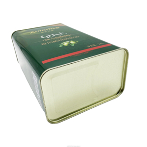 Fournisseur chinois de bidons en métal rectangulaires de 1,8 L pour l'emballage d'huile d'olive extra vierge pour l'industrie alimentaire - Product Image 6
