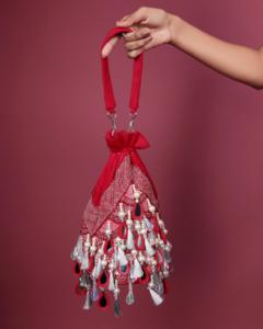 Gương thêu Evening Clutch Bag <span class=keywords><strong>Handmade</strong></span> tại Ấn Độ cho Wedding party phụ nữ sử dụng - Product Image 1