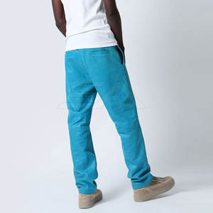 Pantalones de Cuero Casuales Ligeros y Rectos de Primera Calidad, Cintura Media para Hombre, Precio de Fábrica al por Mayor, Logotipo Personalizado - Product Image 3