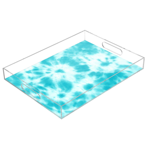 Bandeja acrílica para servir, superventas, mariposa impresa, artículo decorativo, mango, gran oferta - Product Image 6