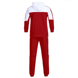 Custom Designed Casual Solid Pullover Sportswear Men Polyester/Cotton Heavy Weight 360g Winter Activewear-Contrast Block Color - Product Image 3