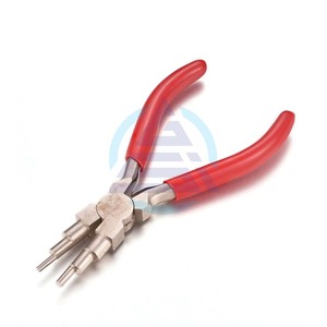 Carbon Steel 6-Step <b>Multi</b>-Size Wire Looping Forming Pliers Wire Wrapping Plier Ferronickel Jewelry Making <b>Tool</b> Equipment - Product Image 1