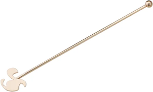 Ensemble de 6 cuillères en acier inoxydable de haute qualité, écologiques, durables, pour le mélange de cocktails, design moderne, couleurs et logos personnalisables, Inde - Product Image 5