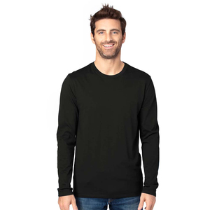 Camisetas de Manga Larga para Hombre, 100% Algodón, Logotipo Personalizado, Patrón de Letras, OEM, Venta al Por Mayor - Product Image 1