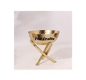 Tazón de servicio de diseño moderno en acero inoxidable Color dorado Tazón de chocolate de la mejor calidad a los precios más baratos - Product Image 1